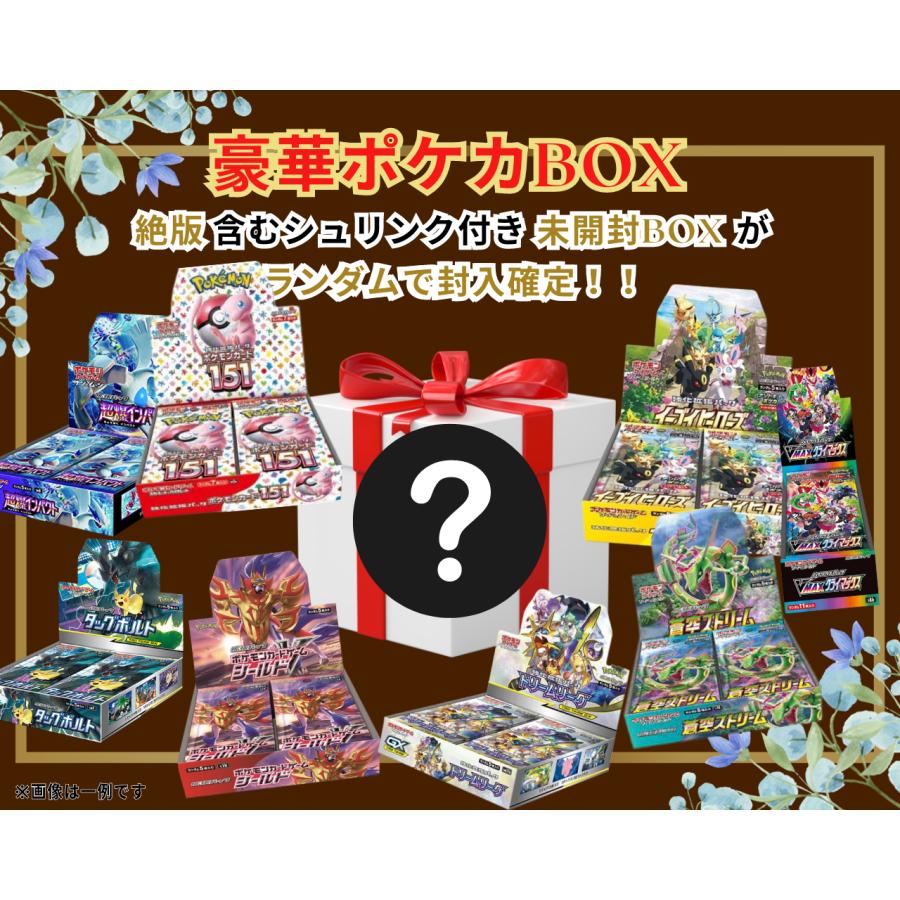 ポケモンカードゲーム 【未開封BOX封入確定】 ランダムBOX福袋オリパ