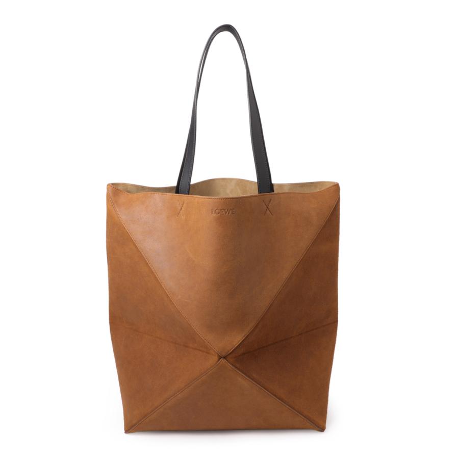 LOEWE（ロエベ） トートバッグ PUZZLE FOLD TOTE XL PRESSED ブラウン