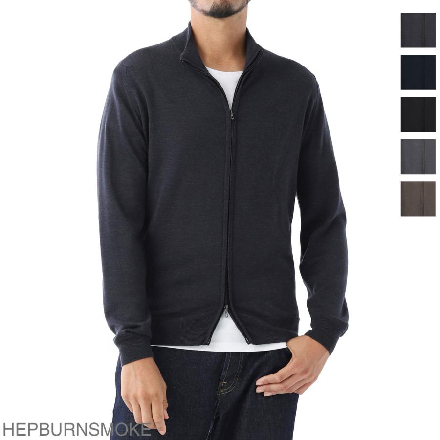 JOHN SMEDLEY（ジョンスメドレー） ジップアップニット CLAYGATE