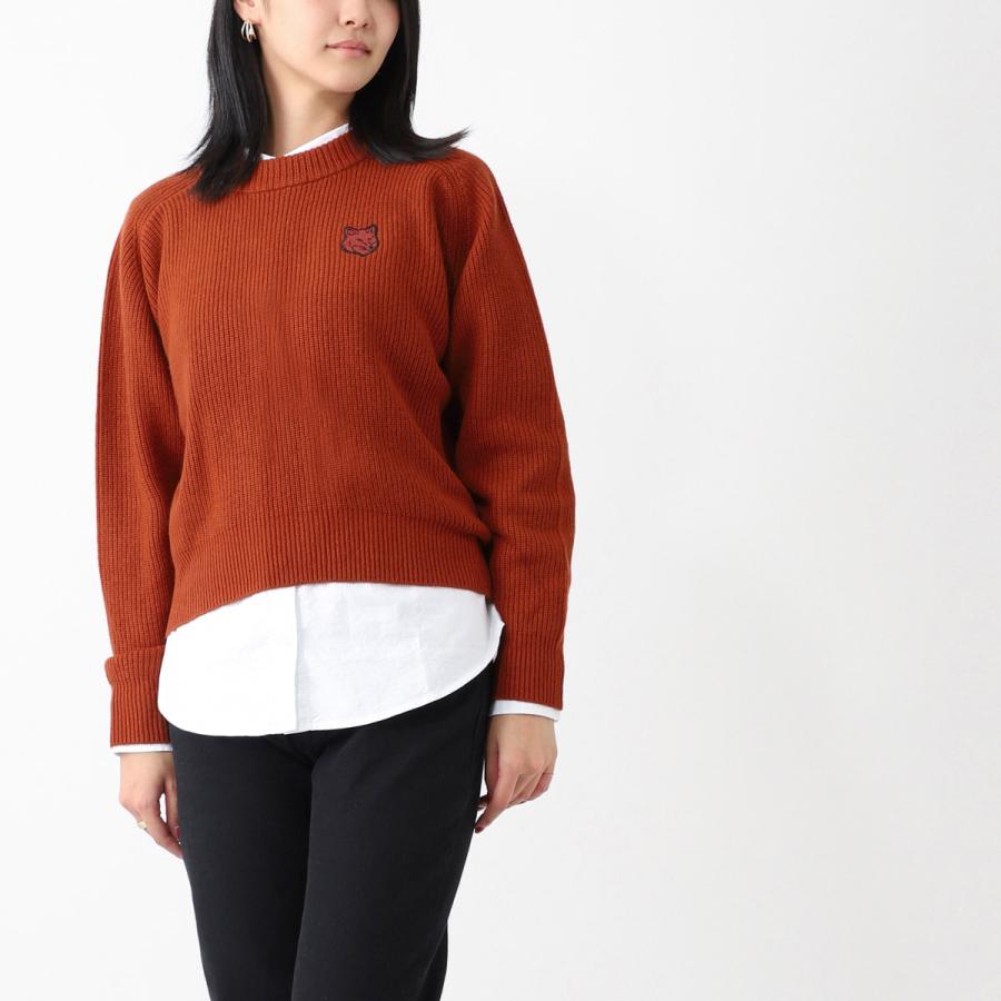 MAISON KITSUNE（メゾン キツネ） クルーネックニット BOLD FOX HEAD
