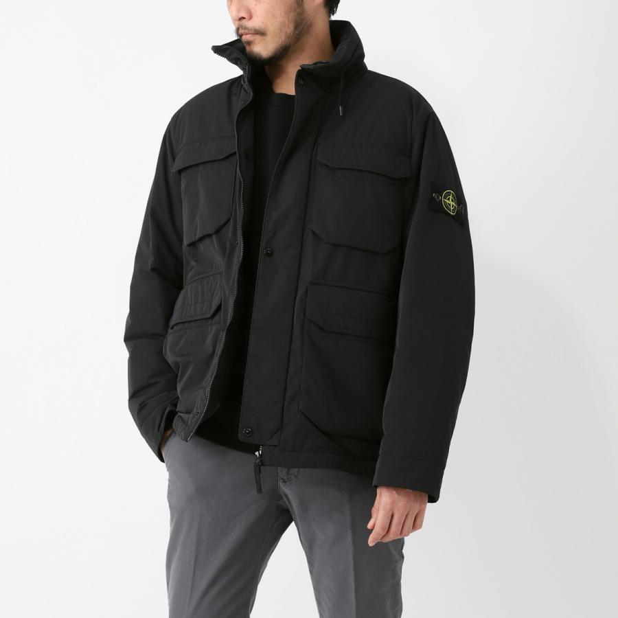 STONE ISLAND（ストーン アイランド） フード付き 中綿入りブルゾン