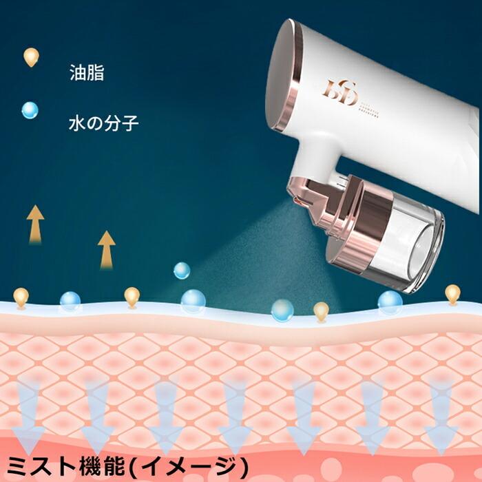 美顔器 補水美容器 スキンケア フェイスミスト 導入器 保湿 うるおい