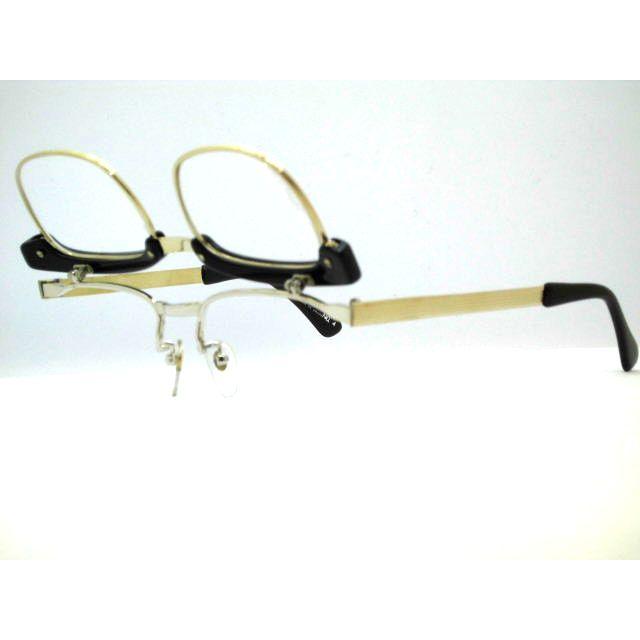ハネ上げサーモントメガネ 日本製 ビンテージ跳ね上げブロー眼鏡 VOC