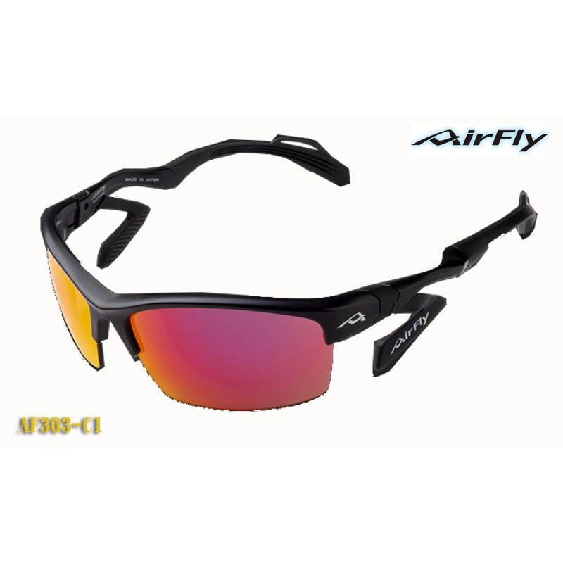 AirFly エアフライ スポーツ サングラス AF303-C1 ミラー 日本製