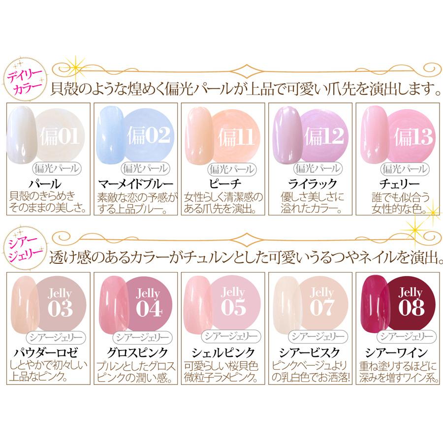 カラージェル ベスト30色ネイルレシピカラージェル特別セット 定番