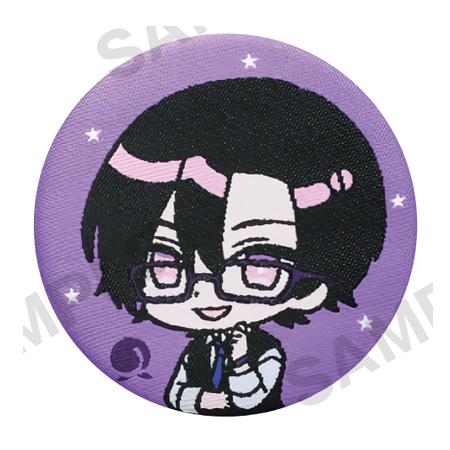 ブシロード カラフルピーチ 刺繍缶バッジ もふ 単品 からぴち ガチャ