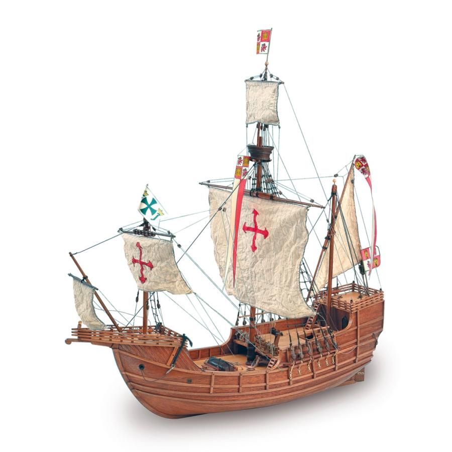 帆船模型キット サンタマリア : 木製模型キットのマイクロクラフト