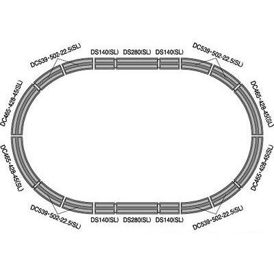 トミックス 高架複線 スラブ大円セット 【TOMIX・91079】 : ミッド
