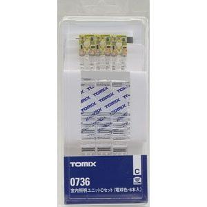 トミックス 0736 室内照明ユニットCセット 電球色・6本入 TOMIX 鉄道