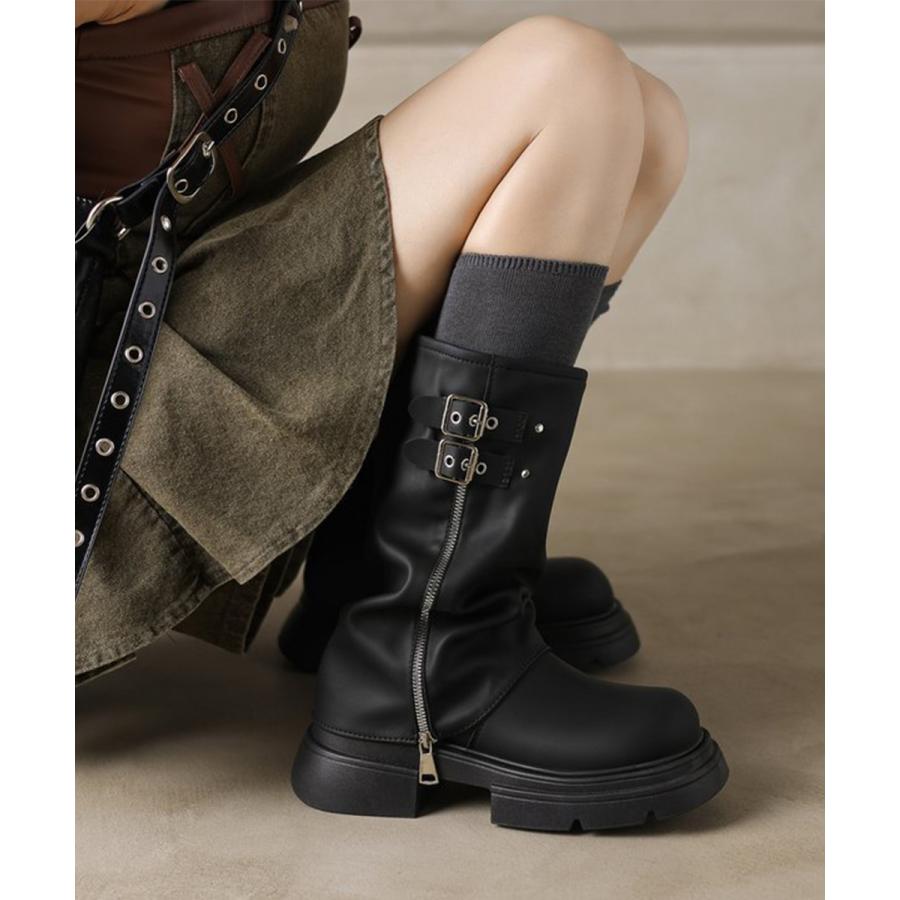 miniministore（ミニミニストア） エンジニアブーツ ルーズシルエット