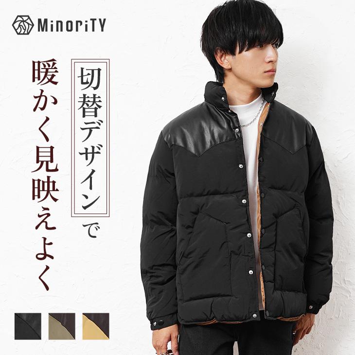 MinoriTY（マイノリティ） 中綿ジャケット メンズ アウター 立ち襟