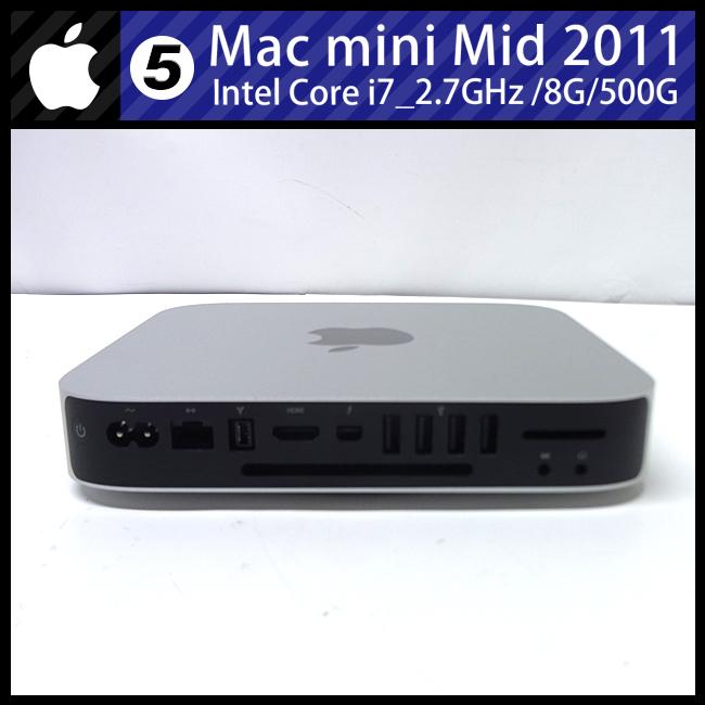 スマホ・タブレット・パソコン Mac mini 2011 500GB SSD, 6GB Memory