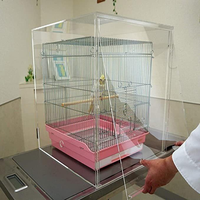アクリルバードケージ HOEI ハートフルハウスLL/465インコ手のり/465