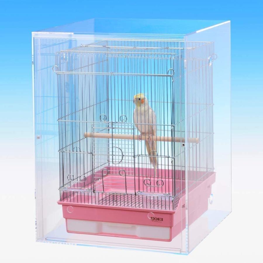 アクリルバードケージ HOEI ハートフルハウスLL/465インコ手のり/465
