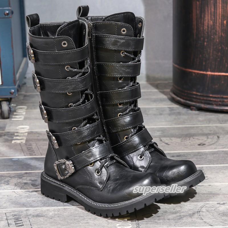 エンジニアブーツ メンズ マーティンブーツ ロングブーツ 革靴 ブーツ