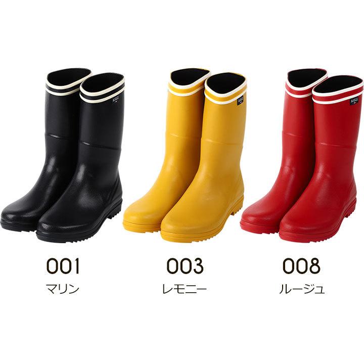 AIGLE（エーグル） ブーツ レディース 防水 雪 ラバーブーツ ロング