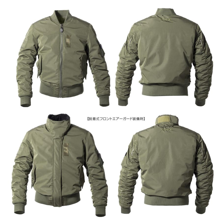 AVIREX（アヴィレックス） A2M1001 AVIREX MA-1 RIDING BLOUSON Y-WARM