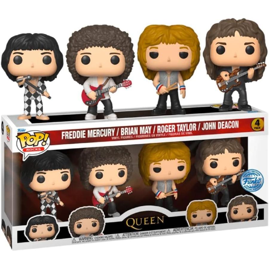 Funko クイーン フィギュア 4体セット Pop! Queen Freddie Mercury