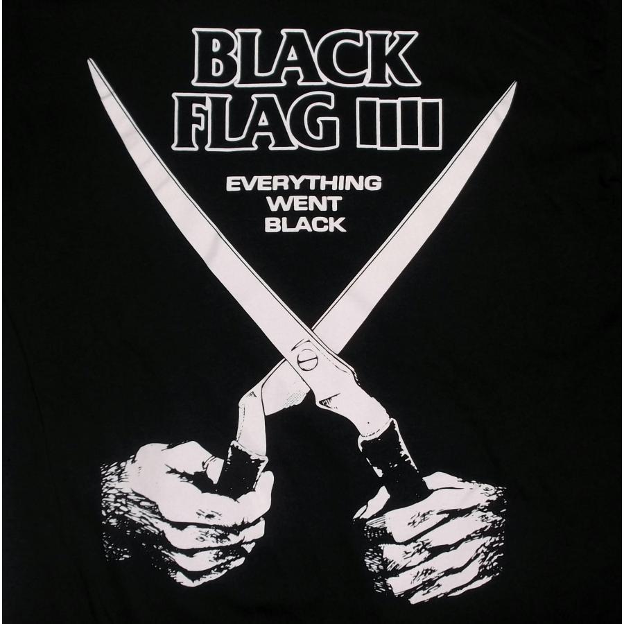 ブラック フラッグ Tシャツ Black Flag EVERYTHING WENT BLACK 鋏 正規