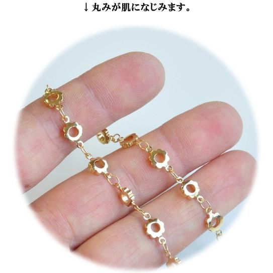 MY mama フラワーチェーン 1ヤード 全2色 □ キラキラ アクセサリー