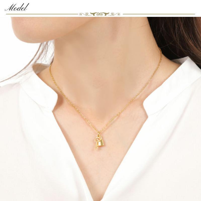 鍵ネックレス ステンレス ネックレス ゴールド キーネックレス カギ 鍵