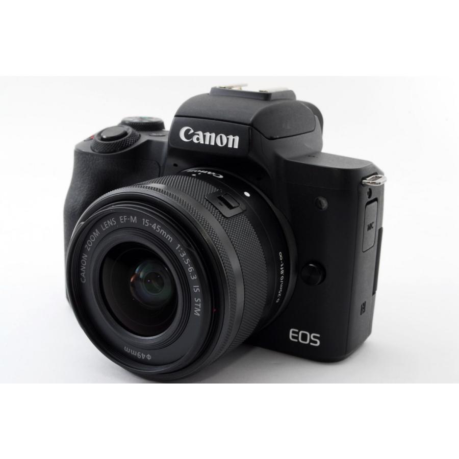 キヤノン（Canon） Canon EOS Kiss M ブラックレンズキット 美品 Wi-Fi