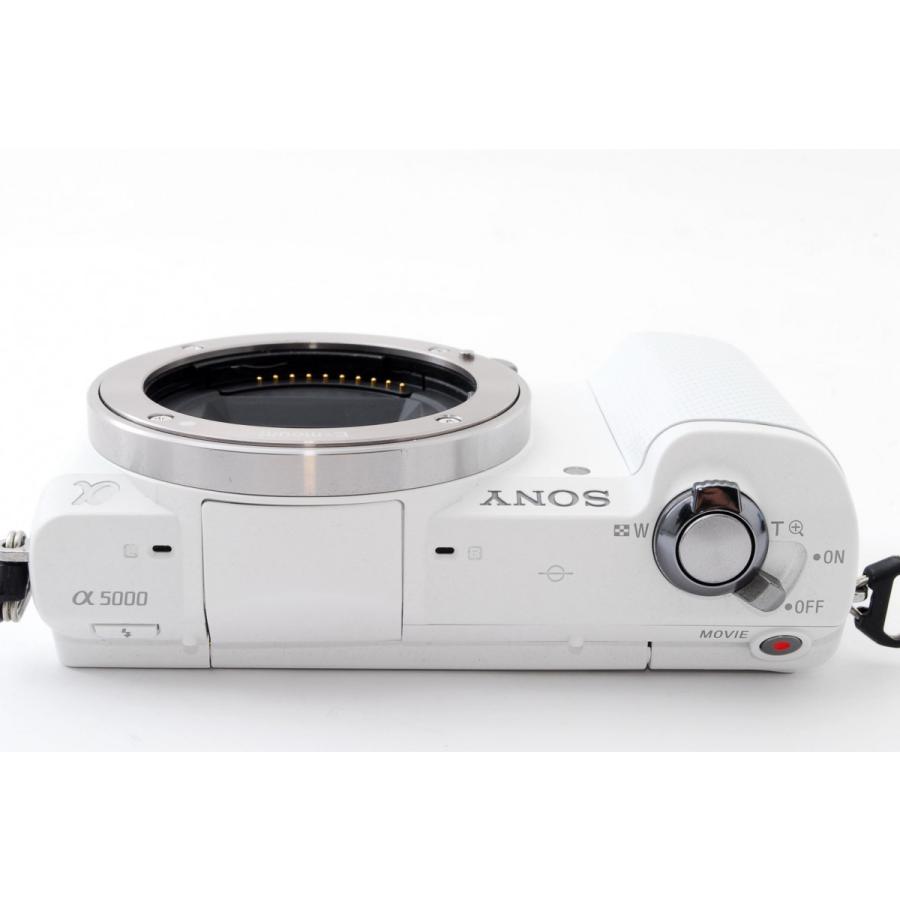 SONY（ソニー） α5000 ホワイトレンズキット 美品 自撮りできる&Wi-Fi