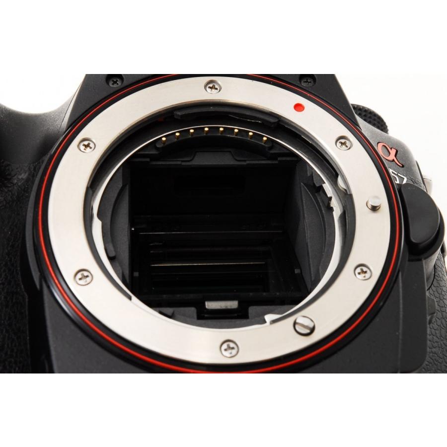 SONY（ソニー） α57 SLT-A57 標準&望遠ダブルズームセット 美品 SD