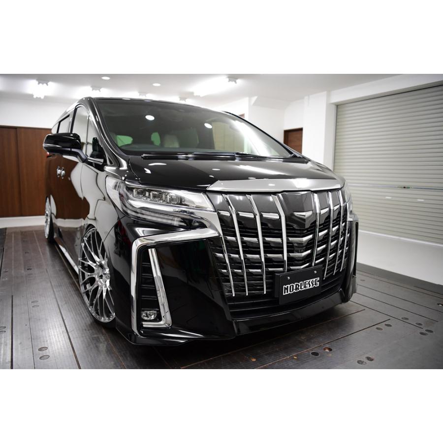 NOBLESSE 30アルファード 後期 マークレスグリル 塗装済品