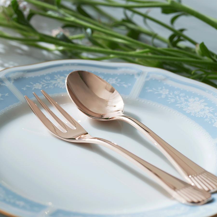 ノリタケ 金属食器ギフトセット (スタークレスト ピンクゴールドメッキ