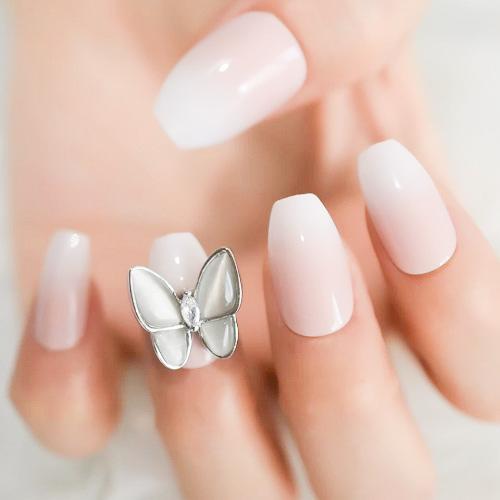 メール便OK】蝶々 パーツ ちょうちょ ネイル 蝶 バタフライ 全4色