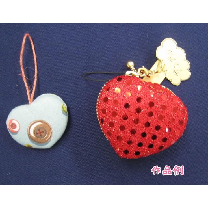 プラ包みボタン【ハート型・大】58×50mm【メール便OK・マカロン