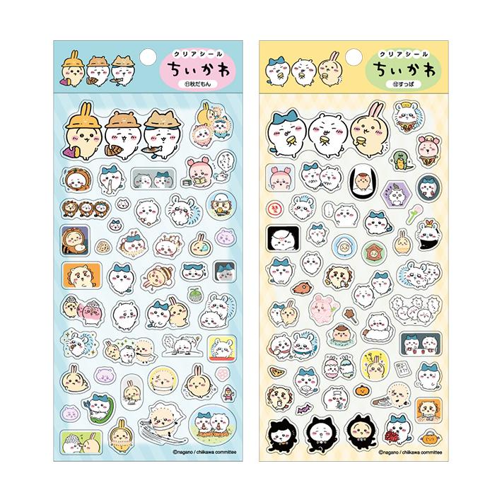 ちいかわ クリアシール 2柄 [M便 1/36] : シブヤ文具 - 通販 - Yahoo