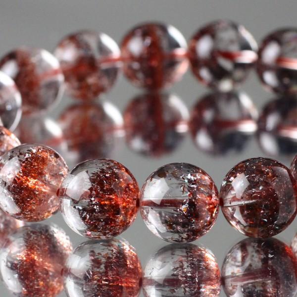 数珠 パワーストーン はな花 レピドクロサイトインクォーツ