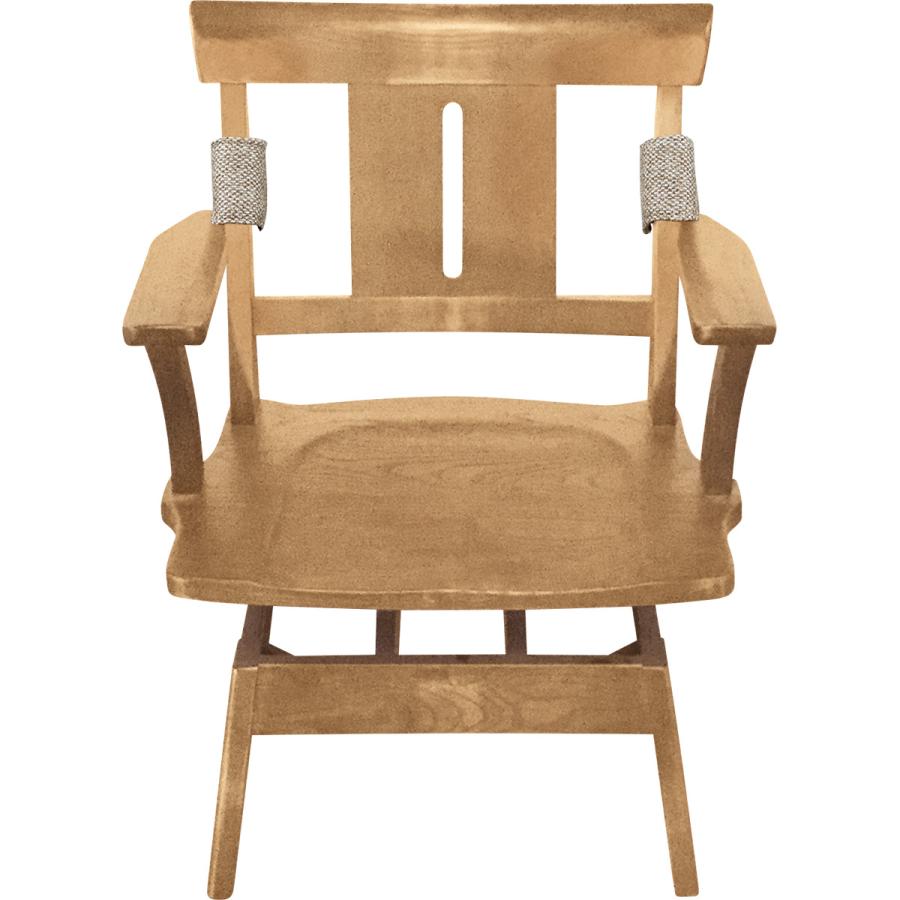 ニトリ（NITORI） ダイニングチェア(ヤマト両肘回転板座NA/BE