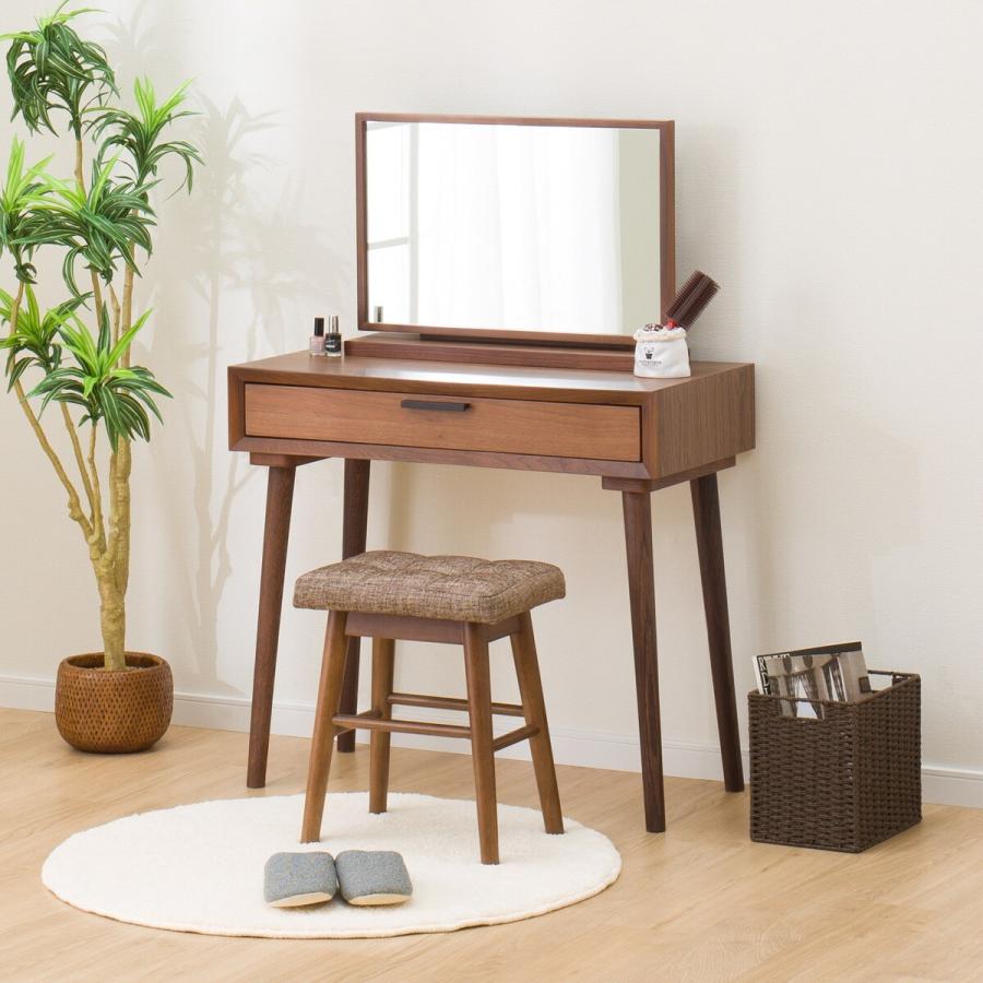 ニトリ（NITORI） デスクドレッサー(Nフィルン80MBRイス無し) 鏡台