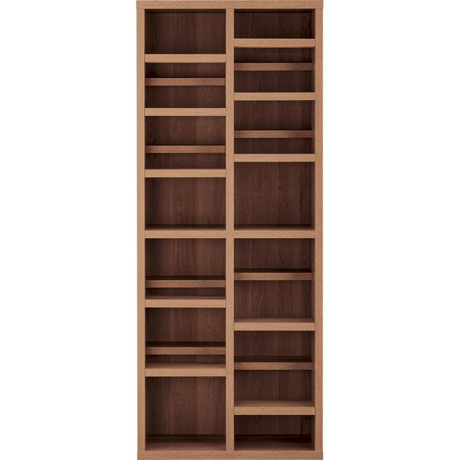 ニトリ（NITORI） オープン本棚 (73 BS005 MBR) 書棚 ラック シェルフ