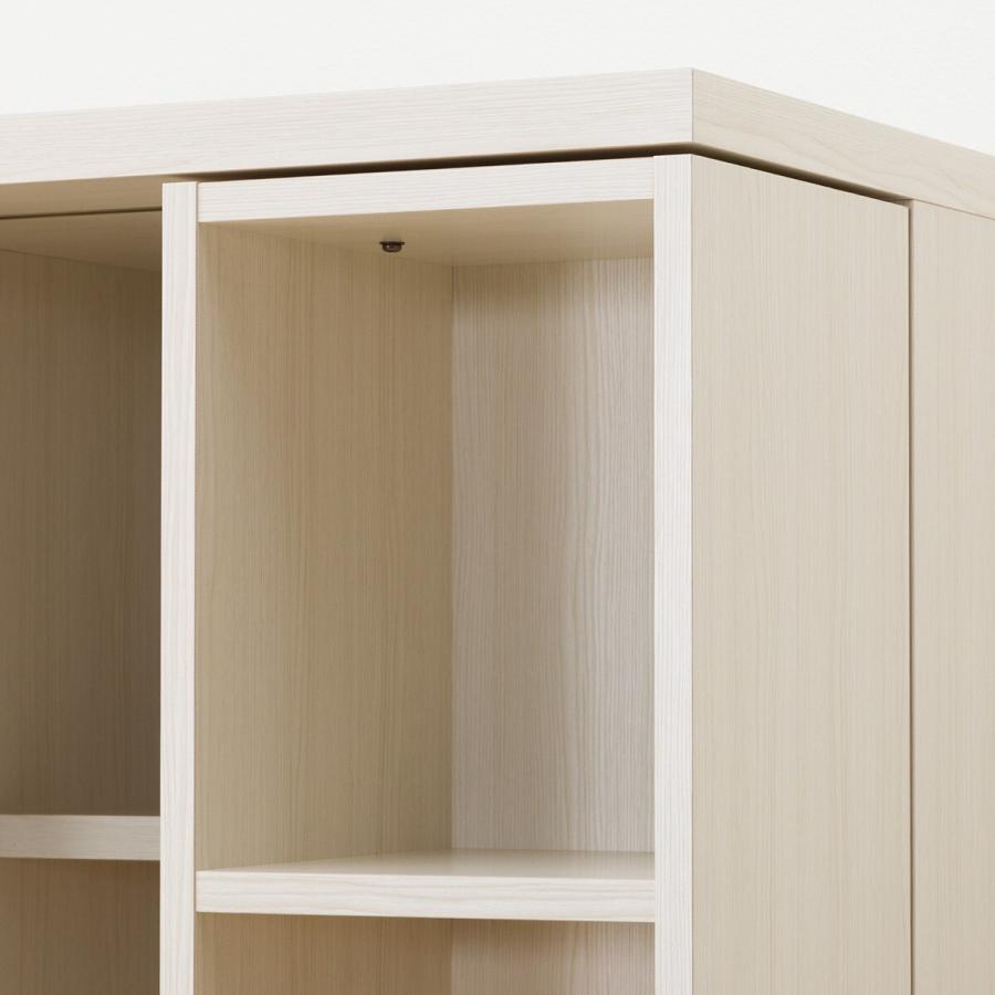 ニトリ（NITORI） Wスライド本棚(L BS004 WW) : ニトリ Yahoo!店