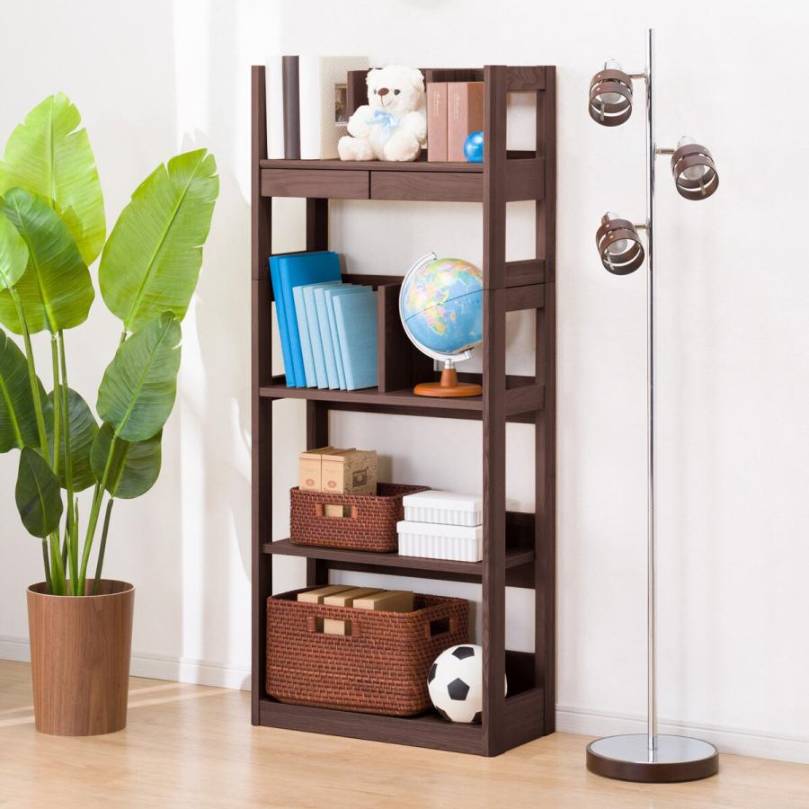 ニトリ（NITORI） オープンシェルフ(ビーノ60 WT) 木製 本棚 ラック