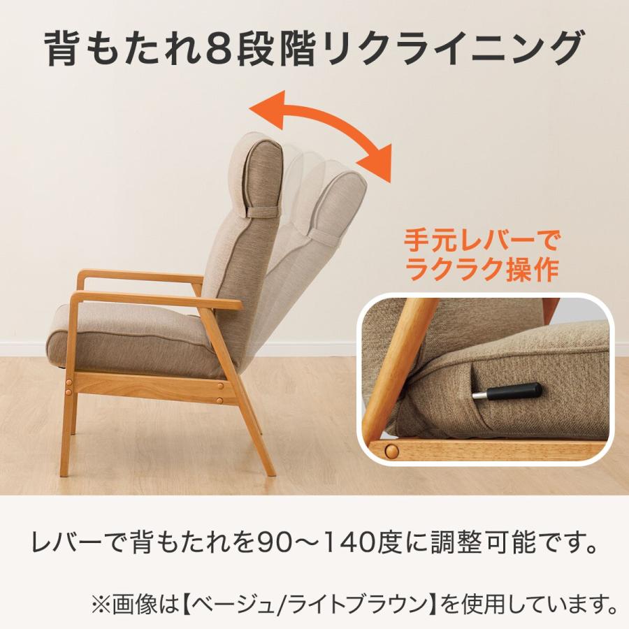 ニトリ（NITORI） パーソナルチェアセット リクライニングソファ 1人