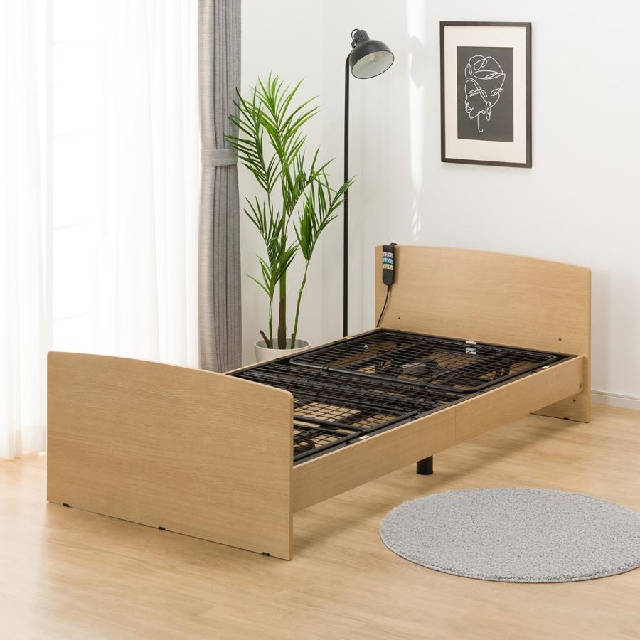 ニトリ（NITORI） 非課税 電動シングルベッドフレーム(ライズ3 2M-F