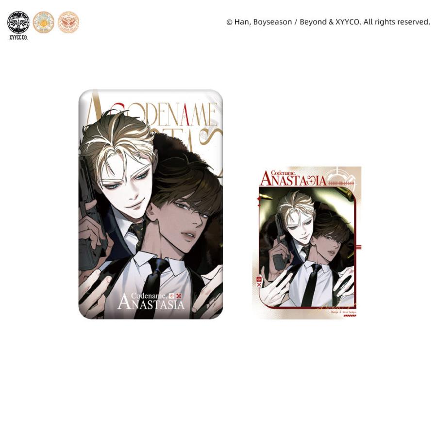 韓国 コミック グッズ『コードネーム・アナスタシア 缶バッジセット