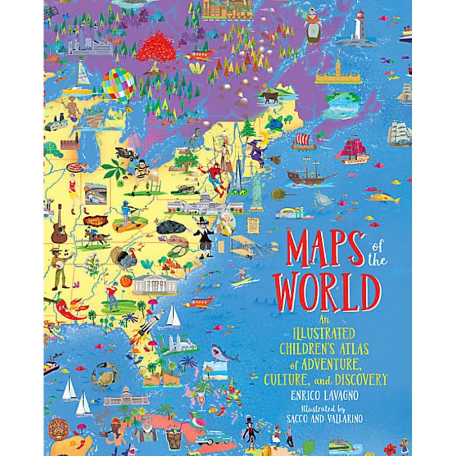 MAP OF THE WORLD（英語絵本）世界地図 旅行 外国の絵本 6 〜 10 歳