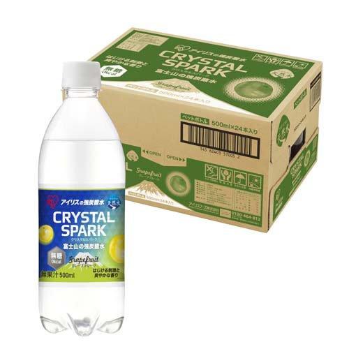 アイリス CRYSTAL SPARK 富士山の強炭酸水 グレープフルーツ ( 500ml