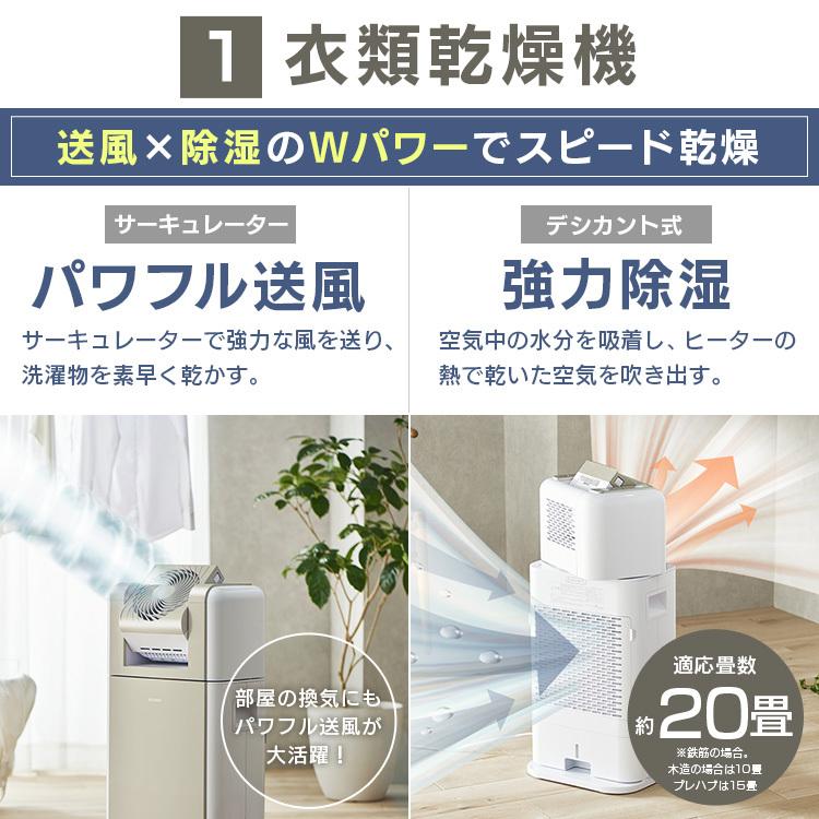 IRIS OHYAMA（アイリスオーヤマ） 除湿器 サーキュレーター付き除湿機