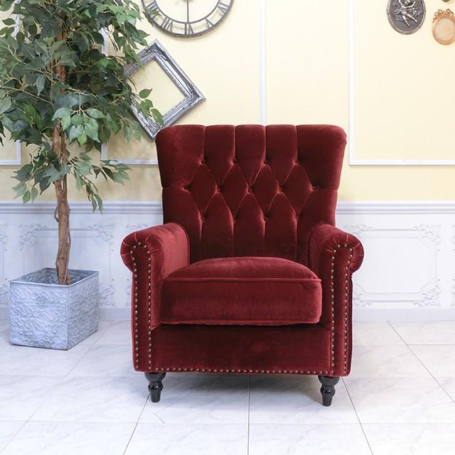 昭和レトロソファ アンティーク ウィングチェア 1人 一人掛け 1P 1