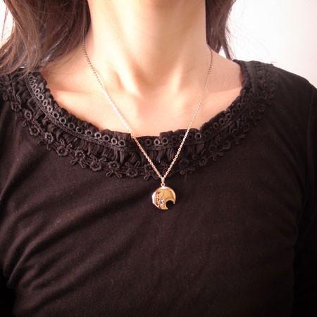 K18イエローゴールド ロケット ロケットペンダント 写真入れ 薬入れ