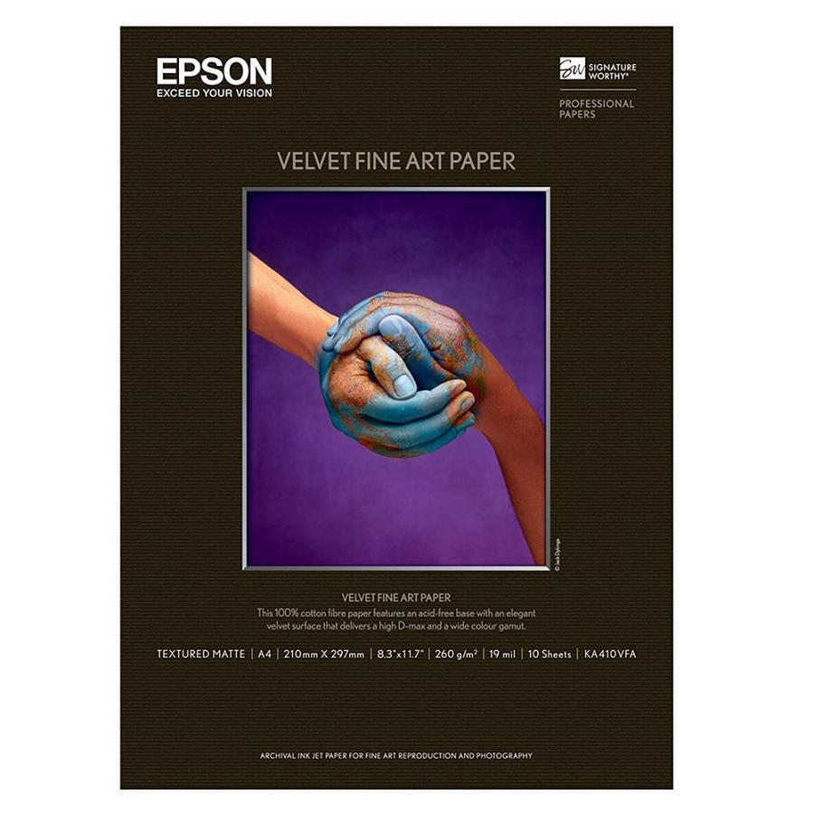 エプソン（EPSON） ファインアート紙 Velvet Fine Art Paper A4 10枚