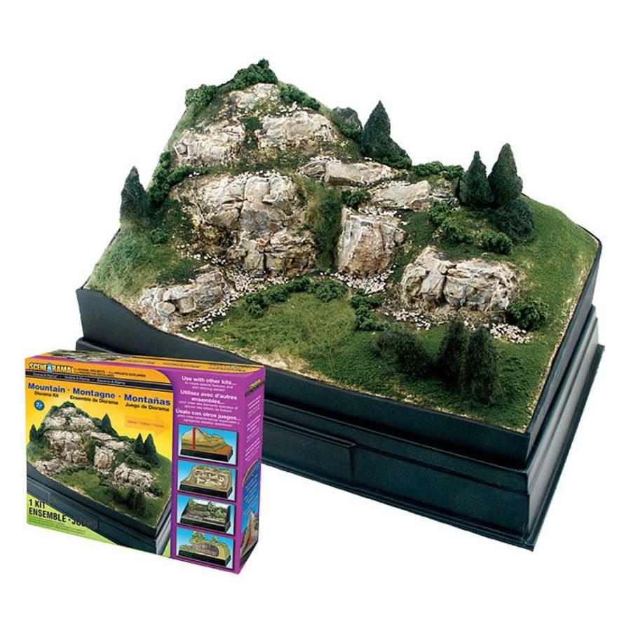 山岳ジオラマキット ノンスケール(MOUNTAIN DIORAMA KIT) ：ウッド