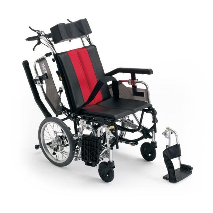 ミキ TRC-2 ティルト・リクライニング車椅子 介助式 足踏み連動式駐車